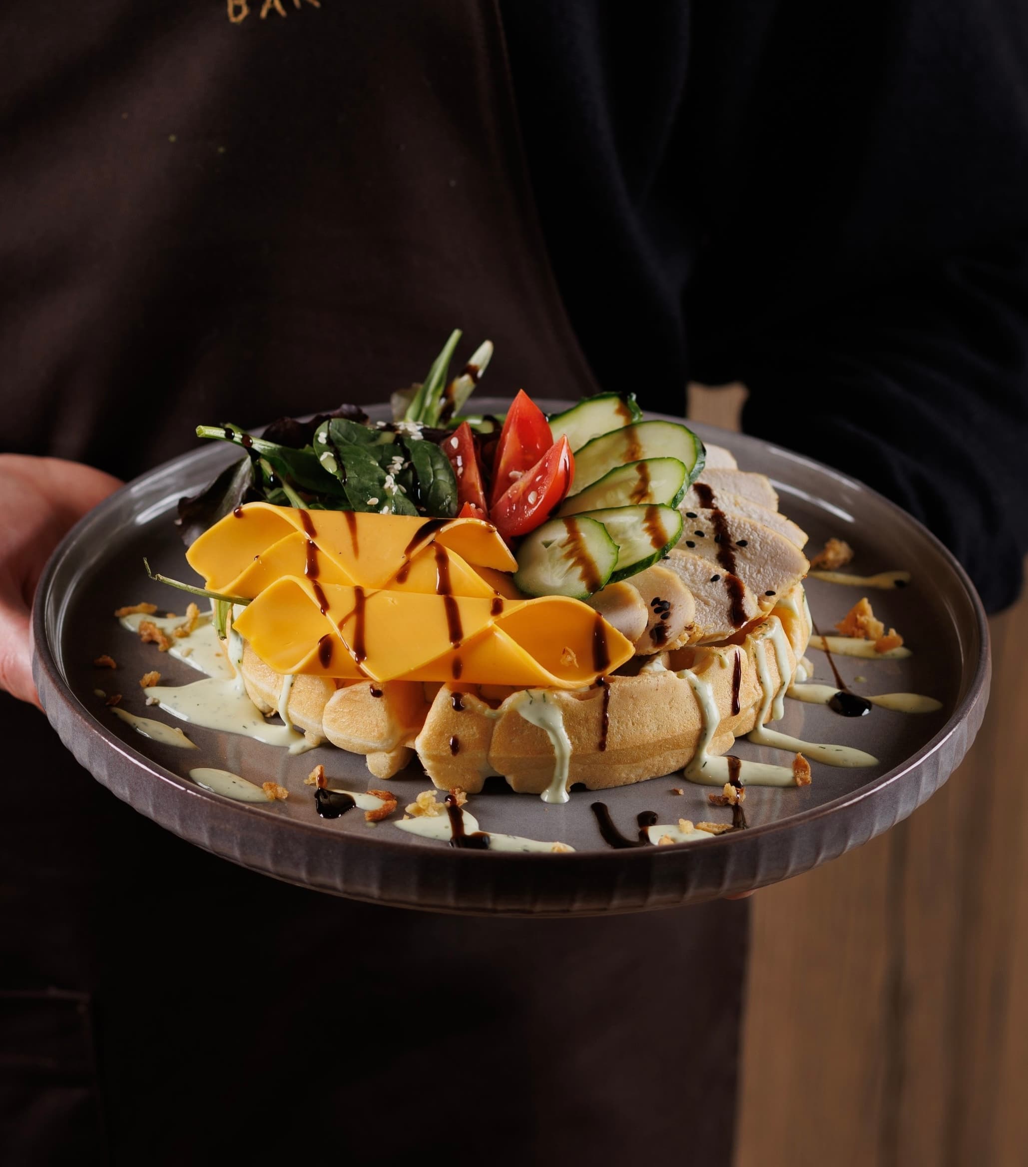 Вафля з куркою